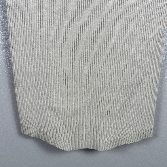 NWT Lulu’s Cream Ribbed Long Sleeve Top - Picture 5 of 7